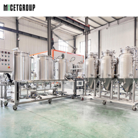 100L Nanobrewery 100L Petit système de brassage domestique Mini brasserie Bière artisanale Micro équipement de brasserie