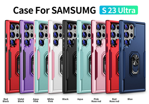 Colore contrasto cavalletto magnetico Antishock TPU PC Cover posteriore per <span class=keywords><strong>Samsung</strong></span> <span class=keywords><strong>Galaxy</strong></span> S24 ULTRA S23 Ultra armatura custodia per telefono s22 - Product Image 6