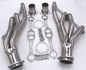 Colector De Escape Cerámico Para Chevy SBC – Hierro Fundido, Revestido, Alto Rendimiento