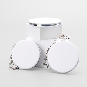 <span class=keywords><strong>Miroir</strong></span> compact rond personnalisable avec <span class=keywords><strong>porte</strong></span>-clés, <span class=keywords><strong>miroir</strong></span> de maquillage pliable double face - Product Image 3