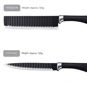 Ensemble de couteaux de précision ergonomiques en acier inoxydable 6 pièces Revêtement antiadhésif Cadeau pour la cuisine à domicile Présenté dans un coffret cadeau coloré - Product Image 6