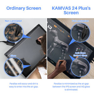 Monitor de Dibujo LCD Ultrafino <span class=keywords><strong>Kamvas</strong></span> <span class=keywords><strong>24</strong></span> Plus de <span class=keywords><strong>24</strong></span> Pulgadas, Tableta Gráfica Digital con Lápiz Óptico - Product Image 5