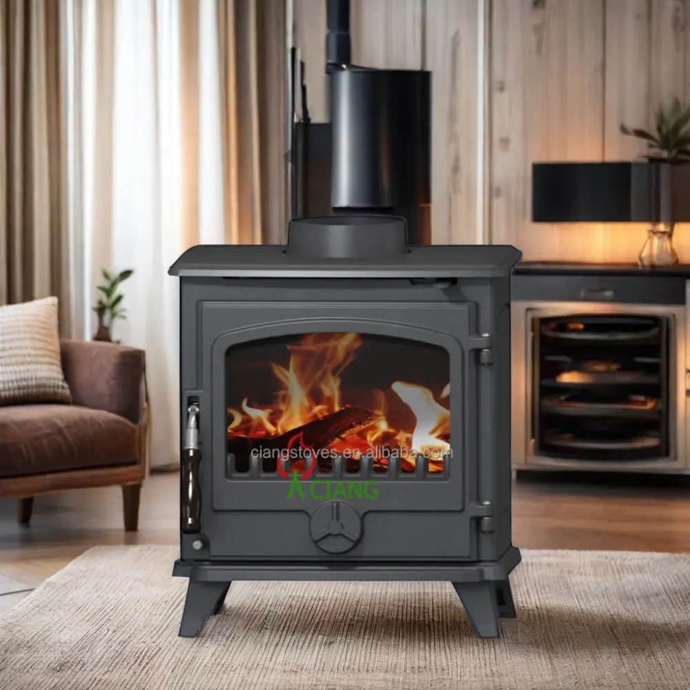 Cast iron wood burning stove on sale design modern wood stove smokeless
