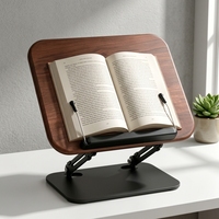 Support de lecture en bois réglable en hauteur, multifonctionnel, support de livre pour enfants, support de lecture pliable pour bureau