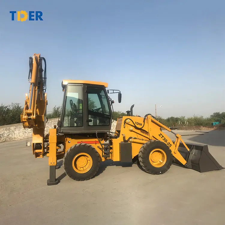 2024 Tder Backho Loader Tractor Graafmachine Lader Chinese Graaflaadmachines