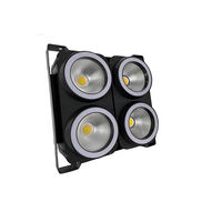 Lampu Panggung Studio TV Film Dmx512 Strobe Putih Hangat/Dingin 2in1 Cob Led Lampu Penonton/Led Strip Ring 4x100w 4 Mata Led Blinder