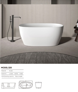 <span class=keywords><strong>Baignoire</strong></span> autoportante confortable en <span class=keywords><strong>acrylique</strong></span>, couleur personnalisée, résistante aux taches, OEM ODM - Product Image 3