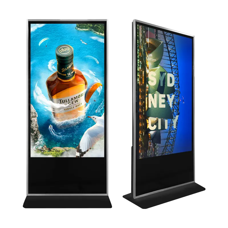 US warehouse free shipping floor stand lcd digital signage 43 store touch screen android vertical advertising display