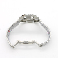 Kit de modification de luxe Lionorm Fashion en acier inoxydable pour montres Casio GA 2100 – Boîtier et bracelet argent givré