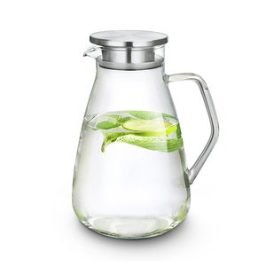 <span class=keywords><strong>Carafe</strong></span> <span class=keywords><strong>en</strong></span> <span class=keywords><strong>verre</strong></span> avec couvercle filtrant, <span class=keywords><strong>carafe</strong></span> pour jus de citron, <span class=keywords><strong>eau</strong></span> glacée, thé, 2,0l - Product Image 1