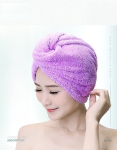 <span class=keywords><strong>Serviette</strong></span> absorbante pour cheveux, <span class=keywords><strong>serviette</strong></span> à cheveux à séchage rapide, turban écologique tissé pour sécher les cheveux - Product Image 3