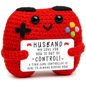 PS5ゲームパッドかぎ針編み人形ゲームライフ夫ギフトプラスチック素材カスタマイズ可能コントローラ - Product Image 1