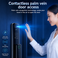 Serrure Intelligente à Reconnaissance Faciale 3D, Vérification par Veine de la Paume, Wi-Fi Tuya, Contrôle à Distance par Téléphone, Empreinte Digitale, Mot de Passe, Carte, Clé pour Portes en Bois et Métal