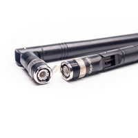 Connecteur BNC mâle-femelle noir en caoutchouc pour antenne RF UHF 433 MHz 315 MHz 640-690 MHz 800 MHz 433 315 918 MHz