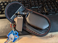 Fibre de carbone RFID antivol rayonnement électromagnétique Signal bloquant la Cage de Faraday clé de voiture Signal blindage sac étui boîte