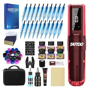 Kit Completo per Tatuaggi Ghostaxe con Aghi, Set Wireless per Principianti e Professionisti - Product Image 1