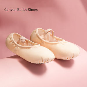 Novidade: Sapatilhas de <span class=keywords><strong>Ballet</strong></span> para Meninas com Forro de Algodão e Sola Dividida para Apresentações de Dança e Aulas de Dança - Product Image 2