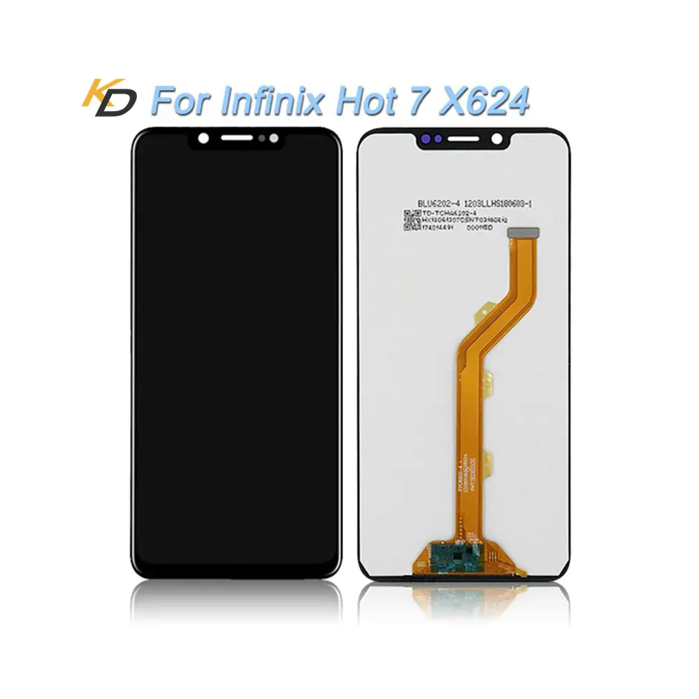 Kayden mobile display lcd touch screen For Infinix X624 Hot 7 Lcd Display For Infinix X650 Hot 8 Phone Lcd Touch Screen
