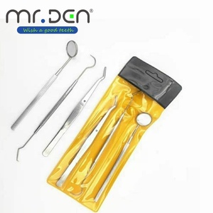 Mr.Den <span class=keywords><strong>Dentista</strong></span> Set 3 in 1 per Igiene Orale: Specchietto, Sbiancante e Pinzette per Esame Dentale - Product Image 6