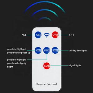 ไฟถนนพลังงานแสงอาทิตย์กลางแจ้งกันน้ำ8000LM ความสว่างสูงพลบค่ำถึงรุ่งอรุณหลอดไฟ LED พร้อมเซ็นเซอร์ตรวจจับการเคลื่อนไหวการควบคุมระยะไกลสำหรับสวน - Product Image 4