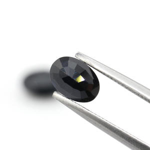 Zaffiro forma ovale sfaccettatura <span class=keywords><strong>pietra</strong></span> la fabbrica vende Natrual nero Super naturale stella rosso blu zaffiro calore gioielli che fanno CN; Pistola - Product Image 2