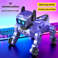 Chien robotique AI Teddy, compagnon conversationnel mignon, jouet pour enfants, rechargeable par USB, stockage 8 Go