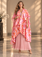 Ensembles de pantalons plissés maxi à col en V pour femmes, élégants, décontractés, pour les fêtes, grandes tailles, vente en gros