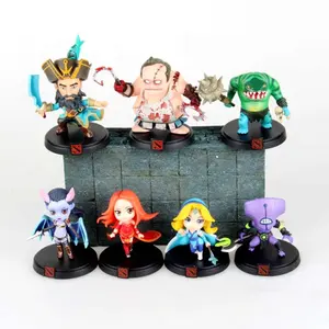 7 estilos DOTA 2 Game Figure Kunkka Lina Pudge Rainha Tidehunter CM FV PVC Action Figures Coleção dota2 Brinquedos