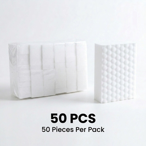 50 éponges magiques nettoyantes en mousse de mélamine pour la cuisine, effaçables à sec - Product Image 2
