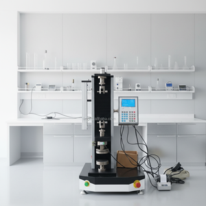 جهاز اختبار قوة الشد والضغط للنوابض اللولبية عالي الدقة بقوة 2000 نيوتن و5000 نيوتن مع تحكم إلكتروني تلقائي - Product Image 1