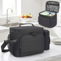 Sac de pique-nique portable pour les voyages en plein air, sac isotherme souple de haute qualité, sac isotherme pour le déjeuner