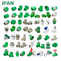 IFAN Fournisseur fiable de tuyaux et raccords PPR, matériaux de plomberie, coudes, tés et raccords en laiton PPR de 20 à 110 mm