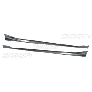 Jupes latérales Civic noires mat style MUGEN, kit carrosserie séparateur de spoiler pour Honda Civic 11e génération 2021-2024, accessoires automobiles - Product Image 6