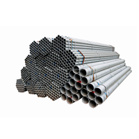 Tuyau en acier galvanisé 6m 12m Q195 Q235 pour échafaudage, conduit d'air, structure d'entrepôt CE ISO9001 Échantillon