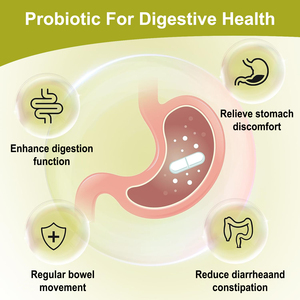 Cápsulas Prebióticas OEM/ODM con 22 Cepas Probióticas (300 Mil Millones de UFC), Mezcla de 15 Hierbas Orgánicas, Prebióticos para la Inmunidad, Digestión e Intestino en Adultos - Product Image 5