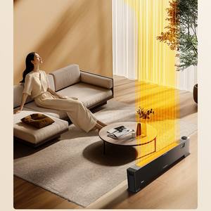 Calentador de Zócalo Midea de 25m, Calefacción Eléctrica de Grafeno para Hogar y Dormitorio con Temporizador y Protección de Seguridad - Product Image 2