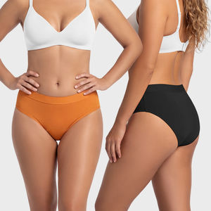 Culottes menstruelles personnalisées en coton et bambou pour femmes, réutilisables, lavables, flux abondant, anti-fuites, culottes de règles pour femmes - Product Image 5