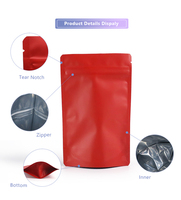 Emballage en plastique mat pour biscuits et biscuits, petit sachet en Mylar de 3.5g à fermeture éclair pour bonbons comestibles anti-odeur