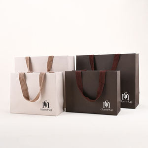 Sacs en papier de luxe écologiques personnalisés de qualité supérieure pour les vêtements, les cadeaux, l'emballage, les achats, fournisseur en gros - Product Image 4