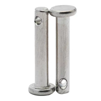 Goupille à fourche avec goupille fendue en acier inoxydable 304 de 6 mm à 25 mm pour la fixation de machines agricoles, de remorques et de chariots