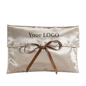Custom Production Satin <b>Hair</b> <b>Topper</b> Protector Pouch Silky Wiglet Keeper Bag <b>Hair</b> System Preservation - Product Image 1