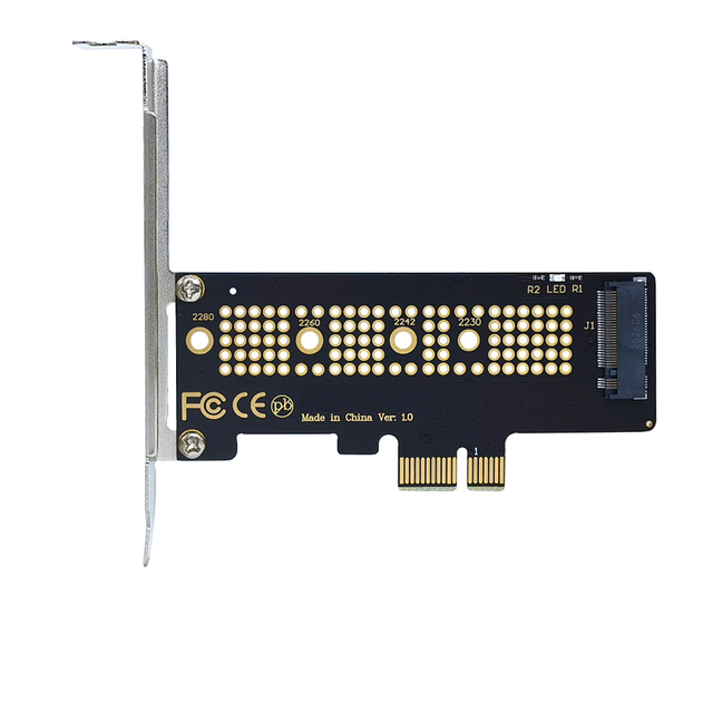 M.2 NVMe M Key SSD to PCI-E 4.0 X1 X4 X8 X16 Expansion Card