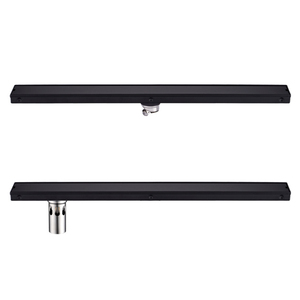ท่อระบายน้ำแบบยาวสำหรับห้องน้ำ สแตนเลสสีดำ - Product Image 1