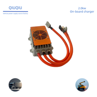 Chargeur embarqué 2kW IP67 étanche 72V 93% d'efficacité 4,5kg pour voitures électriques