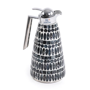 Termo con incrustaciones de nácar artesanal de Vietnam, termo con patrón caliente, fregona, termos al vacío, Ramadán, EID, vacaciones, 1,2-1,5 litros - Product Image 6