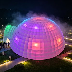 Tente commerciale Offre Spéciale personnalisée gonflable avec lumières LED, barre d'<span class=keywords><strong>igloo</strong></span> géant, tente dôme gonflable publicitaire - Product Image 1