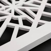 Diffuseur linéaire à fentes en alliage d'aluminium rigide et ABS, format carré personnalisé, moderne, pour plafond de système CVC, avec registres