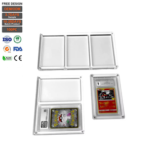 Étui en acrylique pour cartes YuGiOh gradées, simple ou double, avec fermeture magnétique, pour cartes Pokémon TCG - Product Image 1