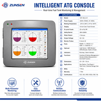 Console de jauge de niveau de carburant numérique à écran tactile LCD 8'' pour station-service