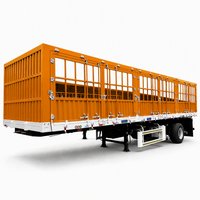Semi-remorque en acier neuve Enxin Export Shandong 13m 3 essieux pneus 12R22.5 charge utile >30000kg pour le transport de marchandises